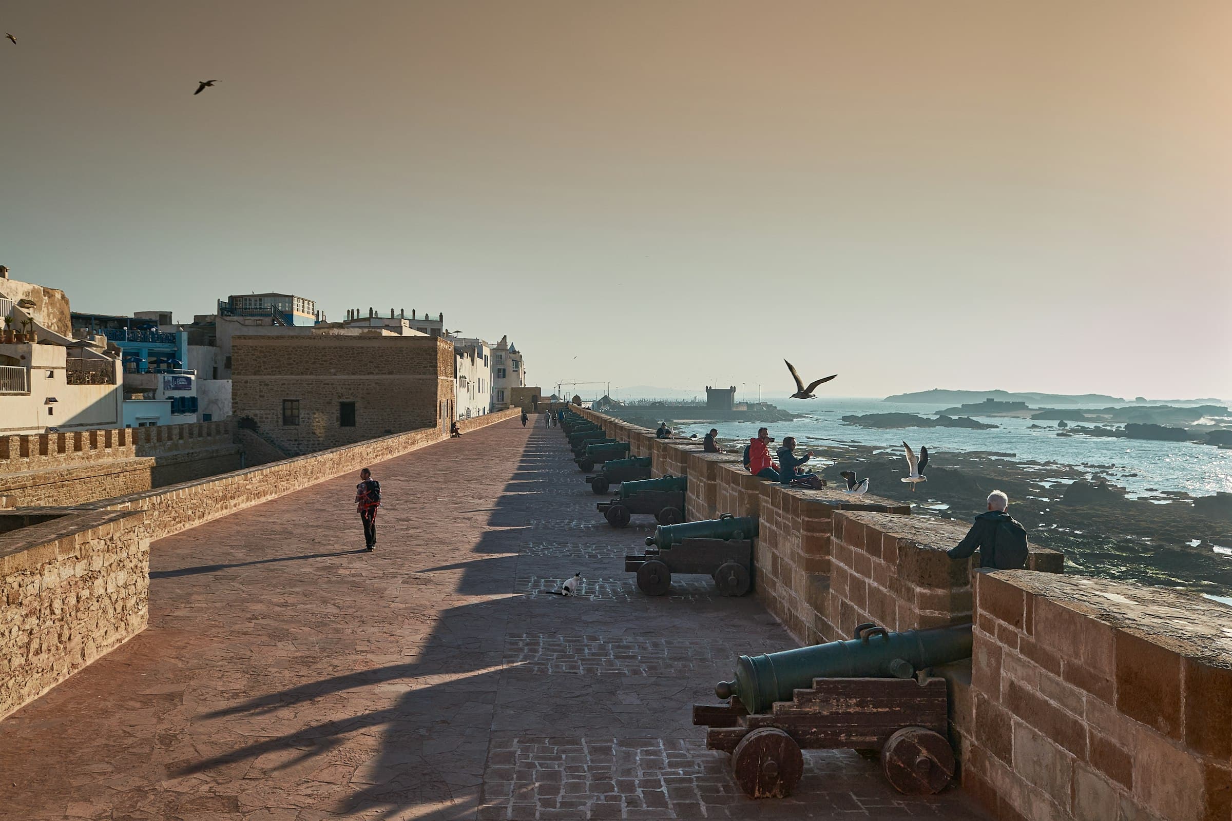 Coucher de soleil sur les remparts